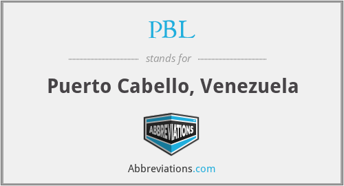 What is the abbreviation for puerto cabello, venezuela?